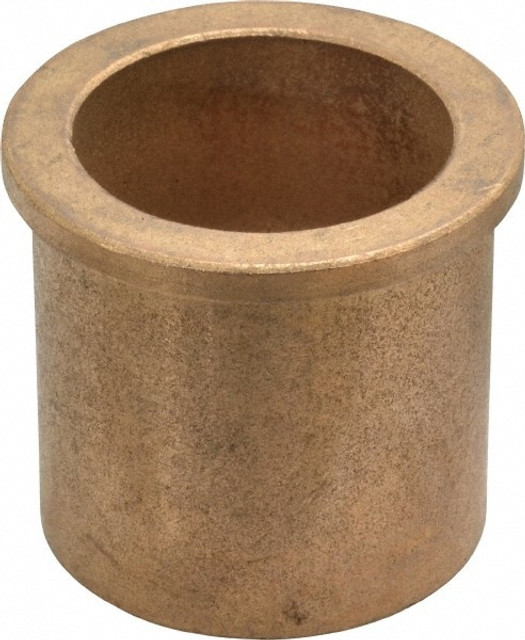 Boston Gear G00329 Flanged Sleeve Bearing: 1-5/8" ID, 2" OD, 2" OAL, Oil Impregnated Bronze