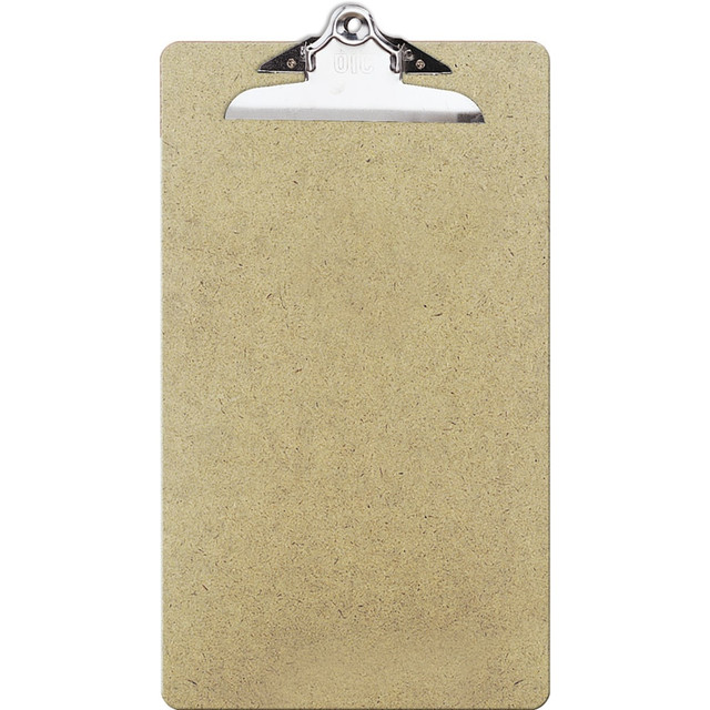 OFFICEMATE INTERNATIONAL CORP. 83141 OIC 100% Recycled Hardboard Clipboard, Legal Size, 9in x 15 1/2in, Brown
