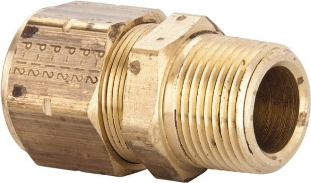 Parker 68VL-12-12 Compression Tube Connector: 3/4-14" Thread, Compression x MNPT