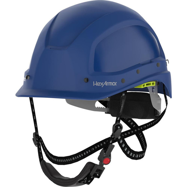 HexArmor. 16-17002 Hard Hats; Hard Hat Style: Short Brim ; Adjustment Type: Ratchet ; Application: Impact Resistant ; Material: HDPE ; Class Rating: C ; Vented: Yes