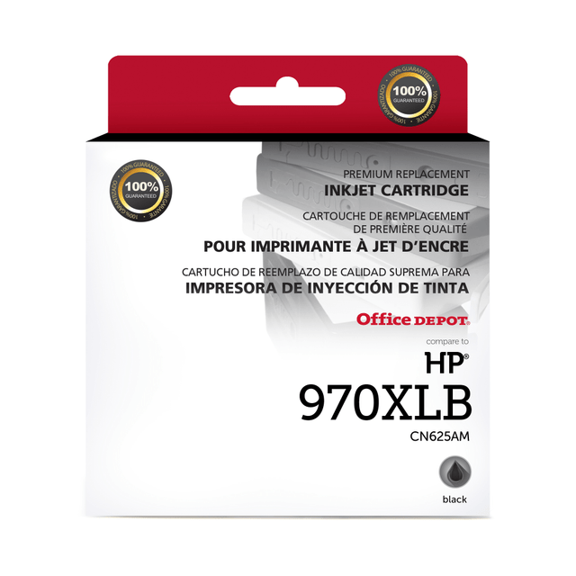 CLOVER TECHNOLOGIES GROUP, LLC 118099 Clover Imaging Group Remanufactured Black High-Yield Ink Cartridge Replacement For HP 970XL, 118099 CLOVER TECHNOLOGIES GROUP, LLC 118099 Clover Imaging Group Remanufactured Black High-Yield Ink Cartridge Replacement For HP 970XL, 118099