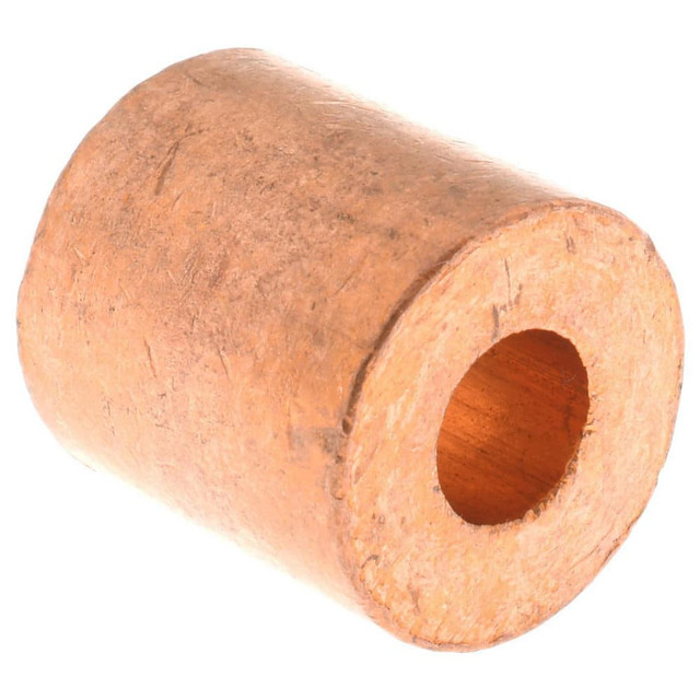 Value Collection 838 00026 Wire Rope Round Stop Compression Sleeve: 1/4" Rope Dia, Copper