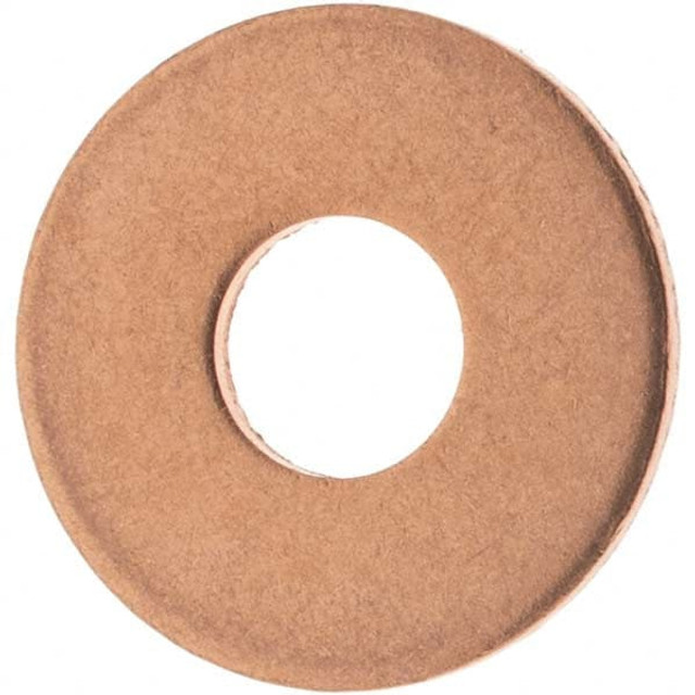 Value Collection 38891 1/4" Screw Standard Flat Washer: Copper, Plain Finish