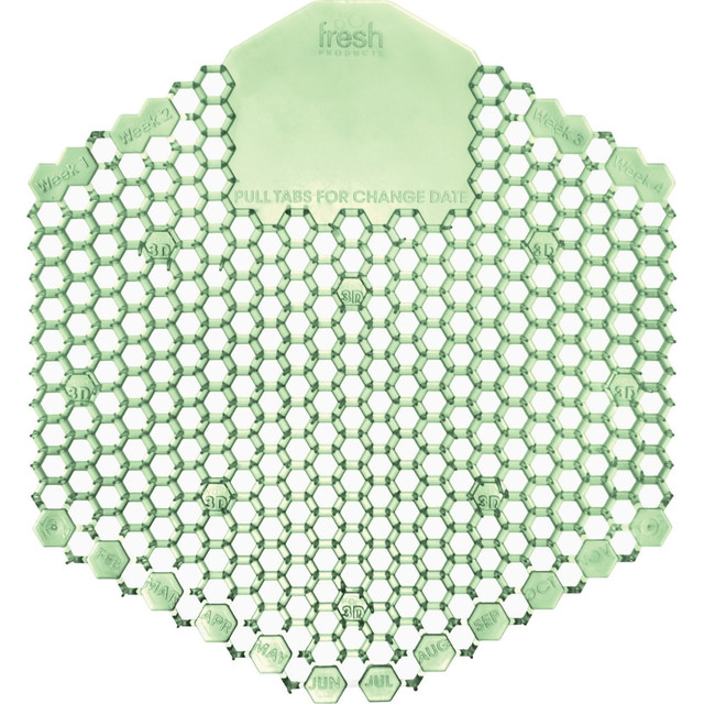 FRESH PRODUCTS LLC FRS 2WDS60 CME Fresh Products Wave 2.0 Urinal Deodorizer Screen, Cucumber Melon, Green, Box Of 10 FRESH PRODUCTS LLC FRS 2WDS60 CME Fresh Products Wave 2.0 Urinal Deodorizer Screen, Cucumber Melon, Green, Box Of 10