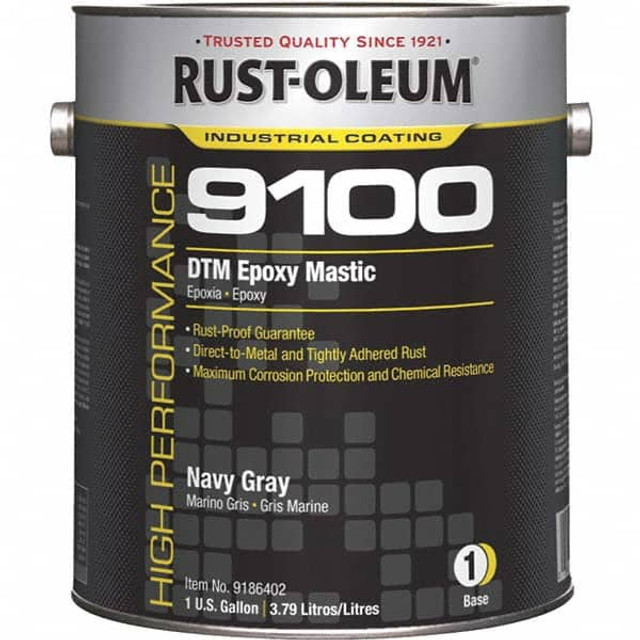 Rust-Oleum 9186402 Protective Coating: 1 gal Can, Gloss Finish, Gray