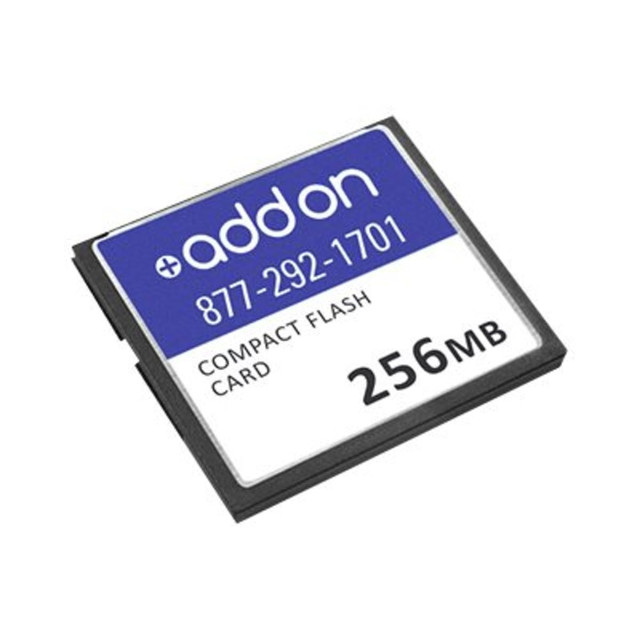 ADD-ON COMPUTER PERIPHERALS, INC. ASA5500-CF-256MB-AO AddOn 256MB Cisco Compatible Compact Flash - Flash memory card - 256 MB - CompactFlash - for Cisco ASA 5505, 5510, 5520, 5540, 5550, 5560, 5580-20, 5580-40, 5585-X