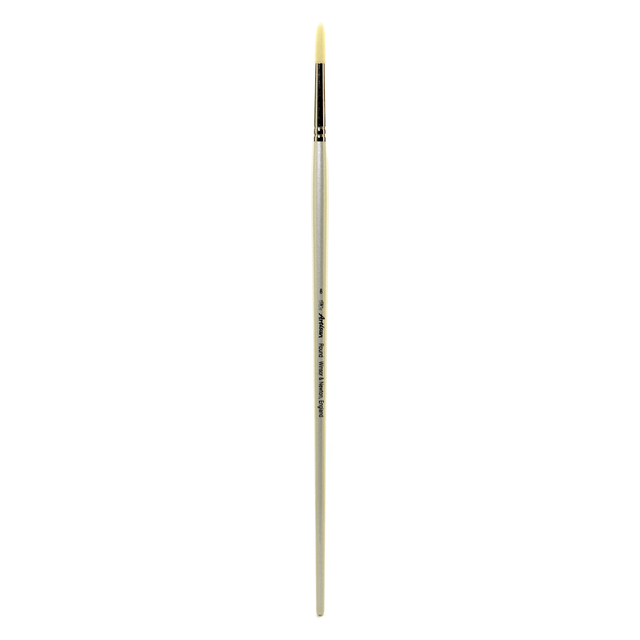 COLART FINE ART & GRAPHICS LTD. Winsor &amp; Newton 5522008 Winsor & Newton Artisan Series Paint Brush, Size 8, Round Bristle, Synthetic, Silver