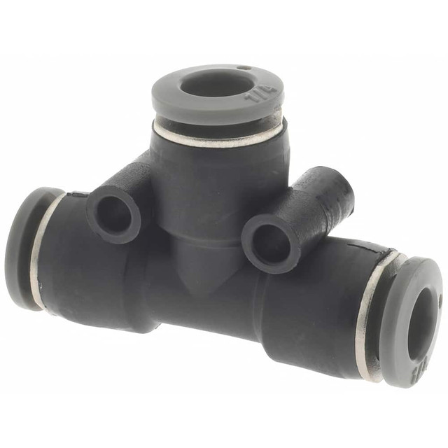 Norgren C20600400 Push-To-Connect Tube to Tube Tube Fitting: Union Tee, 1/4" OD