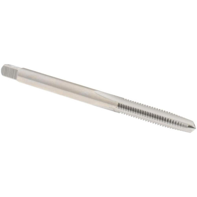 Hertel K008171AS Straight Flute Tap: #6-40 UNF, 3 Flutes, Taper, 2B/3B Class of Fit, High Speed Steel, Bright/Uncoated