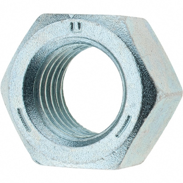 MSC MP33009 Hex Nut: 1-8, Grade 5 Steel, Zinc Clear Finish