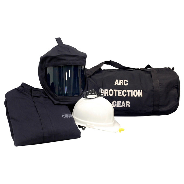 Chicago Protective Apparel AG32-CV-XL-NG Arc Flash Clothing Kits; Protection Type: Arc Flash ; Garment Type: Coveralls; Hoods ; Maximum Arc Flash Protection (cal/Sq. cm): 32.00 ; Size: X-Large ; Glove Type: Not Included ; Head or Face Protection Type