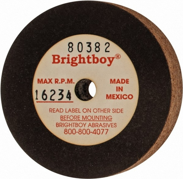 Cratex 80382 Surface Grinding Wheel: 2" Dia, 1/2" Thick, 1/4" Hole, 46 Grit