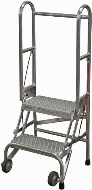 Cotterman SASA2A10E1 Aluminum Rolling Ladder: 2 Step