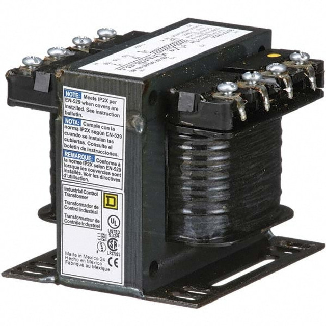 Square D 9070T100D1 1 Phase, 100 VA, Control Transformer