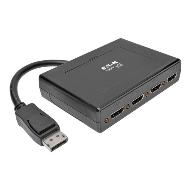 TRIPP LITE B156-004-HD-V2  4-Port DisplayPort to HDMI Multi Stream Transport Hub MST 4K x 2K @ 24/30Hz - Video/audio splitter - 4 x HDMI - desktop - TAA Compliant