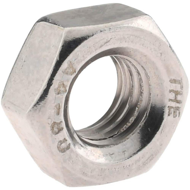 Value Collection M4HN006CP Hex Nut: M6 x 1, Grade 316 & Austenitic Grade A4 Stainless Steel, Uncoated