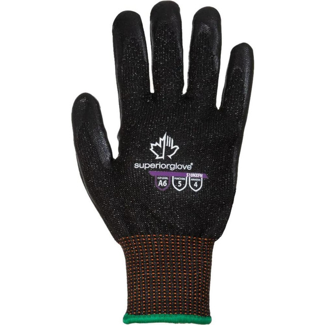 Value Collection S10NXFN-6 Cut, Puncture & Abrasive-Resistant Gloves: Size XS, ANSI Cut A6, ANSI Puncture 5, Nitrile, Fiber