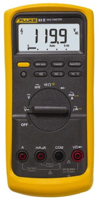 Fluke FLUKE-83-5 CAT III & CAT IV, Auto Ranging Manual Ranging & True RMS Multimeter: 1,000 VAC/VDC