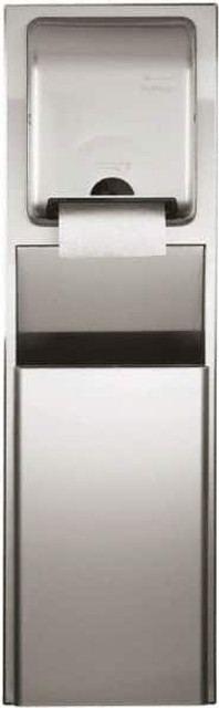 Georgia Pacific 59451 8 Gal Rectangle Satin Stainless Paper Towel Waste Receptacle