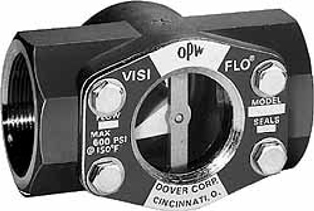 OPW Engineered Systems 1421D-0052 1/2 Inch, Carbon Steel, Visi-Flo Sight Flow Indicator