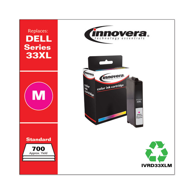 INNOVERA D33XLM Remanufactured Magenta Ink, Replacement for 33XL (6M6FG331-7379), 700 Page-Yield