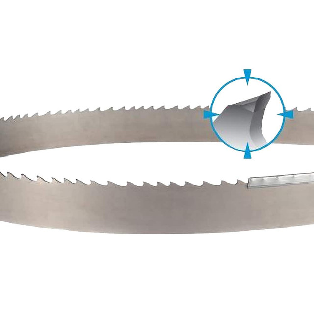 DoALL 332-432197.000 Welded Band Saw Blades; Blade Length (Feet): 16' 5 ; Blade Width (Inch): 1-1/2 ; Teeth Per Inch: 1.3-2 ; Blade Material: Bi-Metal ; Tooth Material: Carbide-Tipped ; Tooth Set: Raker