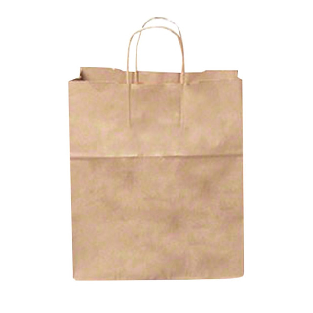 Duro Bag 13629  Novolex Paper Junior Mart Shopping Bags, 13inH x 13inW x 7inD, Kraft, Carton Of 250