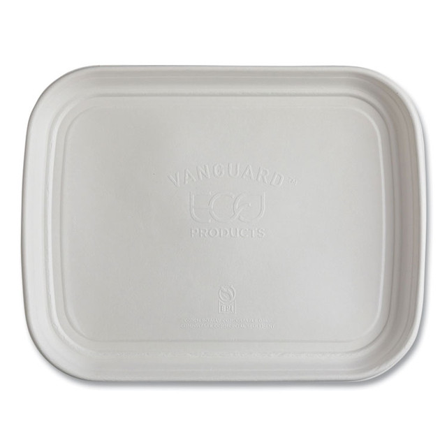 ECO-PRODUCTS,INC. EPSCTR1317 Regalia Renewable Sugarcane Tray, 13 x 17 x 1.3, White, 100/Carton