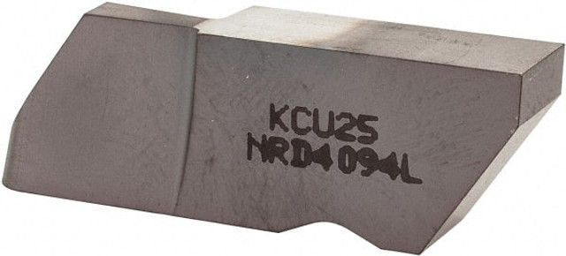 Kennametal 4109935 Grooving Insert: NRD4094 KCU25, Solid Carbide