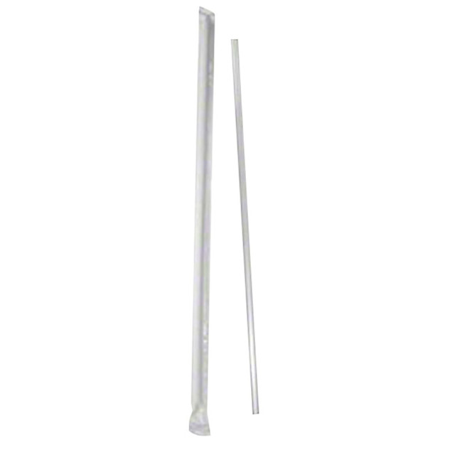 Goldmax WJ775CLR  Jumbo Individually Wrapped Flexible Straws, 7 3/4in, Clear, Case Of 5,000