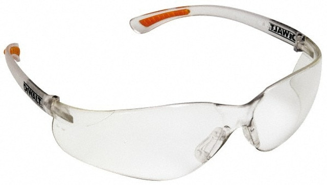 DeWALT DPG52-11D Safety Glass: Anti-Fog & Scratch-Resistant, Polycarbonate, Clear Lenses, Frameless, UV Protection