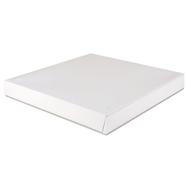 SOUTHERN CHAMPION TRAY SCT® 1450 Lock-Corner Pizza Boxes, 16 x 16 x 1.88, White, Paper, 100/Carton