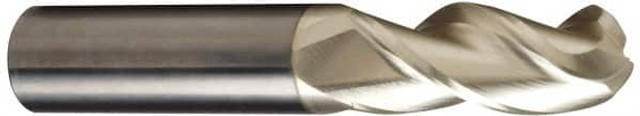 Accupro 35075036BNSPEC Ball End Mill: 0.75" Dia, 0.75" LOC, 3 Flute, Solid Carbide