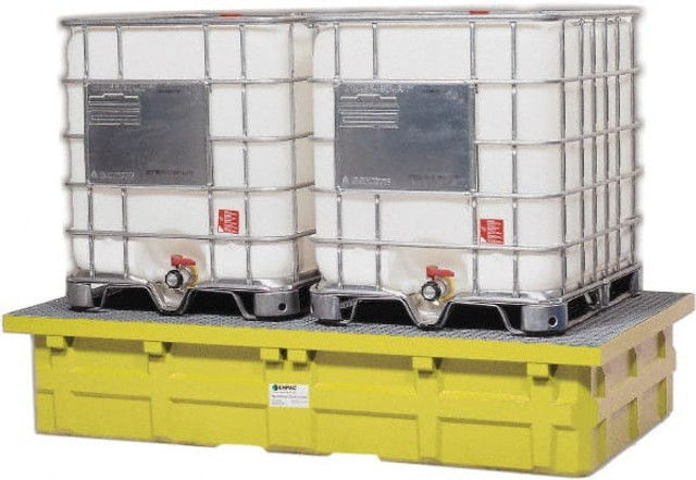 Enpac 5482-YE IBC Deck: 385 gal, Plastic, 110" Long, 55" Wide, 20" High