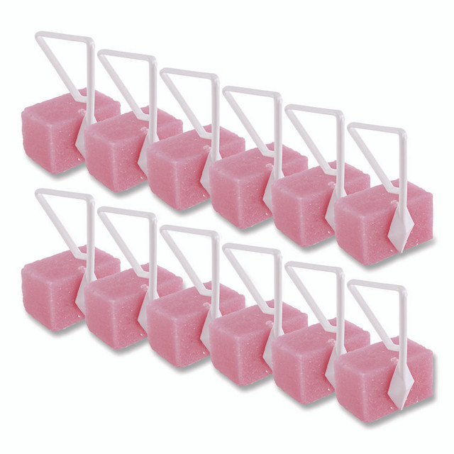 BOARDWALK B04BX Para Toilet Bowl Deodorizer Block, Cherry Scent, Pink, 4 oz, 12/Box