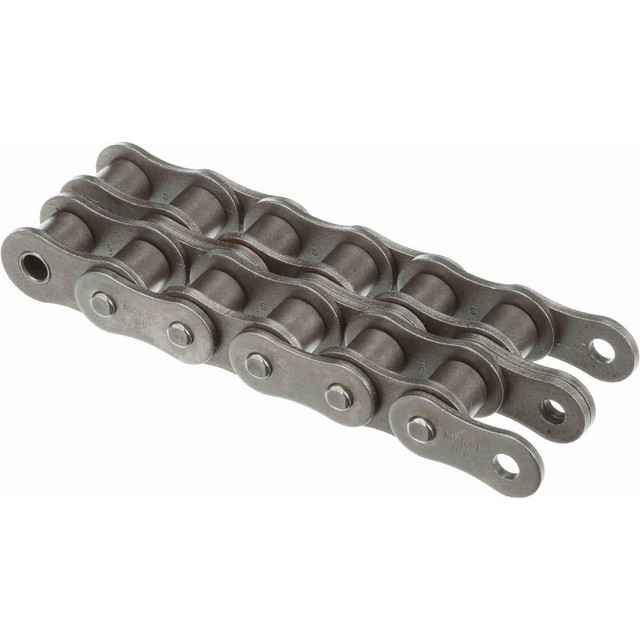 Morse 347749 Roller Chain: Standard Riveted, 1" Pitch, 80-2 Trade, 10' Long, 2 Strand
