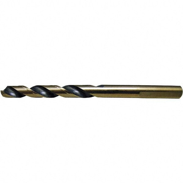 Cle-Force C68483 Mechanics Drill Bit: 25/64" Dia, 135 ° Point, High Speed Steel, Weldon Shank, Split Point