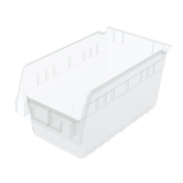 Akro-Mils 30090sclar Plastic Hopper Shelf Bin: Clear