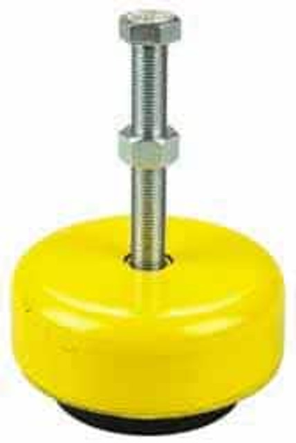 Tech Products 52221-1-M10 Studded Leveling Mount: M10 x 1.5 Thread, 80 mm OAW