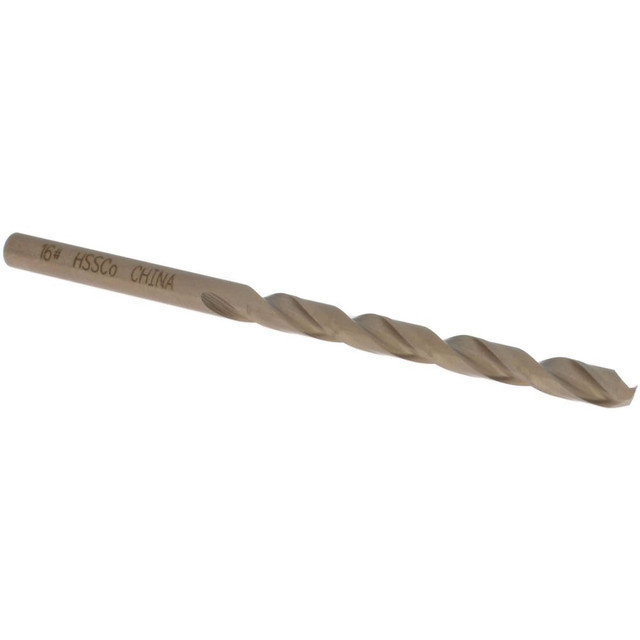 Value Collection 01198167 Jobber Length Drill Bit: #16, 135 °, Cobalt