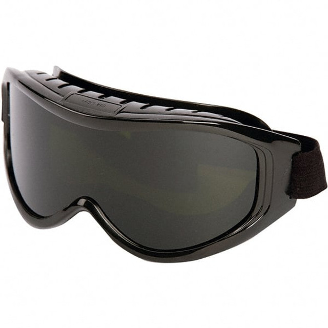 Sellstrom S80210 Safety Goggles: IR Filter, Uncoated, Green Polycarbonate Lenses