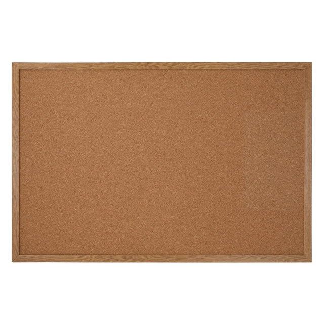 OFFICE DEPOT KK0232 Brand Cork Bulletin Board, 24in x 36in, Wood Frame With Light Oak Finish OFFICE DEPOT KK0232 Brand Cork Bulletin Board, 24in x 36in, Wood Frame With Light Oak Finish