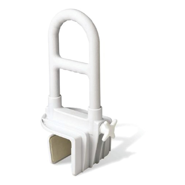 MEDLINE INDUSTRIES, INC. G98006H Medline Guardian Bi-Level Bathtub Grab Bar, White MEDLINE INDUSTRIES, INC. G98006H Medline Guardian Bi-Level Bathtub Grab Bar, White