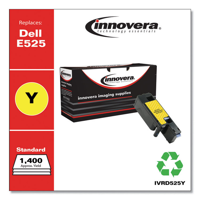 INNOVERA D525Y Remanufactured Yellow Toner, Replacement for 593-BBJW, 1,400 Page-Yield