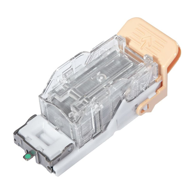 Main Staple Cartridge refill is designed for use with Xerox CopyCentre C2128, C2636, C3545; ColorQube 8700, 8900, 9201, 9292, 9203, 9301, 9302, 9303; DocuColor 240, 242, 250, 252, 260; Phaser 6700, 6800; WorkCentre 5135, 5150, 5222, 5225, 5230, 5632, 5638, 5645, 5655, 5665, 5675, 5687, 5735, 5740, 5745, 5755, 5765, 5775, 5790, 5845, 5855, 5865, 5875, 5890, 7120, 7125, 7132, 7220, 7225, 7328, 7232, 7242 7335, 7345, 7346, 7425, 7428, 7435, 7755, 7765, 7775, 7830, 7835, 7845, 7855, M24; WorkCentre Pro C2128, C2636, C3545. Staples are developed specifically to keep your Xerox equipment operating at peak performance.   Yields up to 5,000 pages.  Makes replacement simple.  Thousands of staples in each cartridge mean efficient fastening.