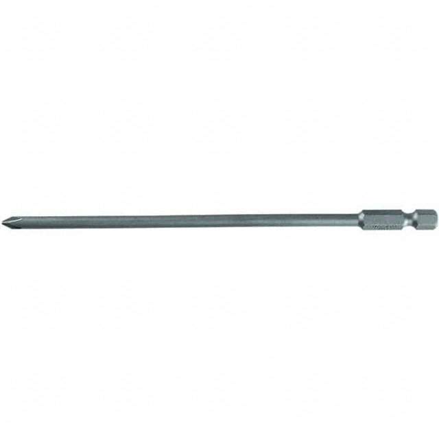 Wiha 74126 Power Screwdriver Bit: #2 Phillips, #2 Speciality Point Size, 1/4" Hex Drive