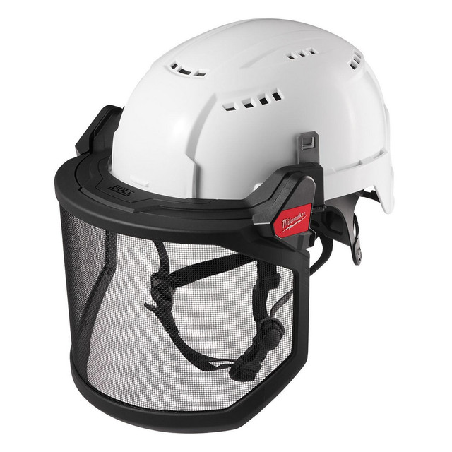 Milwaukee Tool 48-73-1430 Face Shield Windows & Screens; Product Type: Face Shield Mesh Screen ; Material: Steel ; Lens Shade: 9 to 10 ; Window Height (Decimal Inch): 9.5000 ; Window Width (Inch): 10 ; Application: BOLT Front Slots