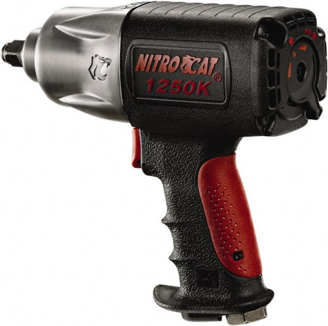 AIRCAT 1250-K Air Impact Wrench: 1/2" Drive, 8,500 RPM, 950 ft/lb