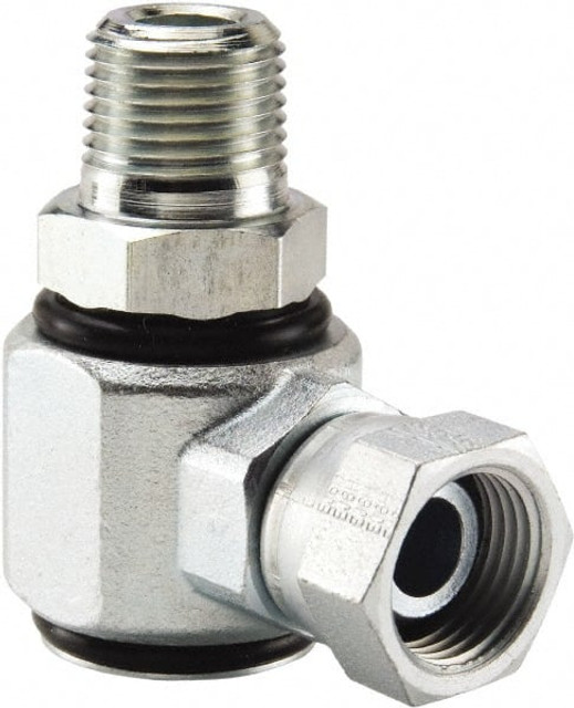 Parker S2107-6-6 Hydraulic Hose Swivel Fitting: 3/8", 3/8-18, 3,000 psi