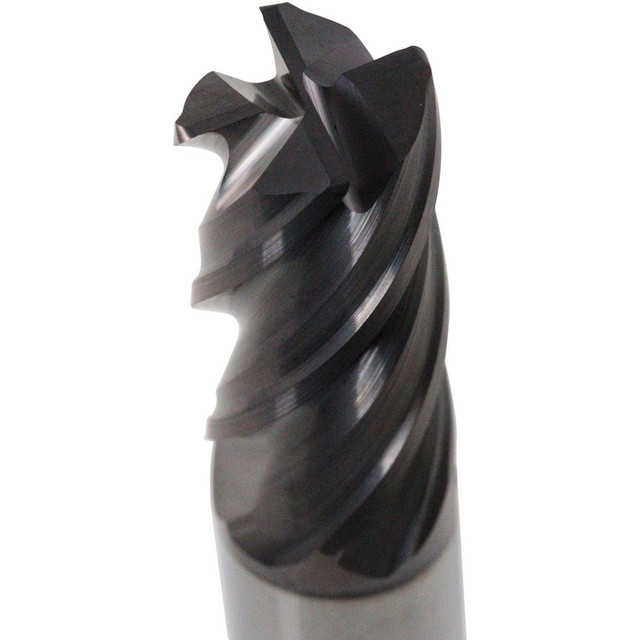 SGS 36556 Corner Radius End Mill: 7/16" Dia, 1" LOC, 0.0150 to 0.0200" Radius, 4 Flutes, Solid Carbide